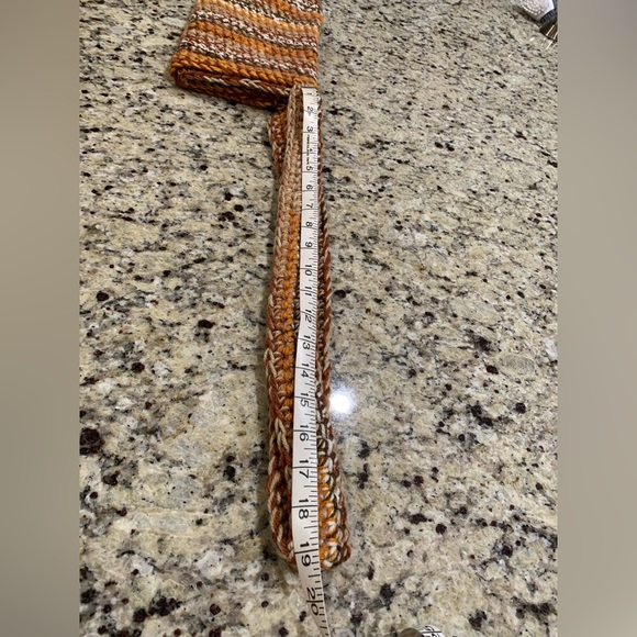 Crossbody Bag, Brown/Orange Multicolor, handmade, crochet - Picture 15 of 16